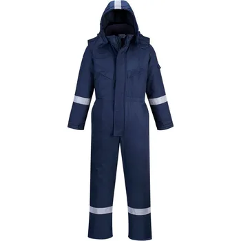 montérky PORTWEST Kombinéza FR Anti-Static Winter FR53, zateplená POR-FR53NARXXL 2XL Navy