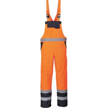 montérky PORTWEST Kalhoty S489 s laclem, zateplené, nepromokavé, reflexní POR-S489ORRXXXL 3XL Oranžová