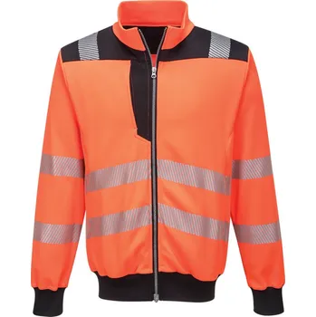 pracovní mikina PORTWEST Mikina PW370 Hi-Vis, reflexní POR-PW370OBRXXL 2XL Oranžová/černá