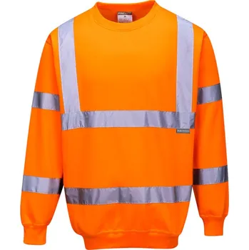 pracovní mikina PORTWEST Mikina Hi-Vis B303, reflexní POR-B303ORRXXS Oranžová XXS