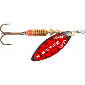 Umělá nástraha Rotační třpytka Mepps Aglia Long Redbo vel. 2 7 g