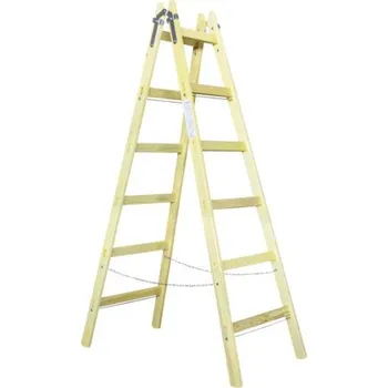 Žebřík Štafle dřevěné 6 příček 196,5 cm