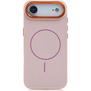 Pouzdro na mobilní telefon Kryt FRAME MAG COVER pro Apple iPhone Air - podp. MagSafe - pudrově růžový