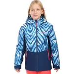 Dívčí lyžařská bunda KILPI SAMARA 122 Tmavě modrá, Světle modrá, Růžová