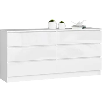 Komoda MOB Komoda Akord Koa III (lesk bílý)