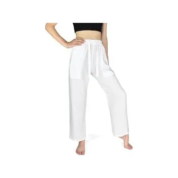 Dámské kalhoty Kalhoty jóga OLVIR, bílé S