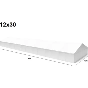 Zahradní stan TENTino Velkokapacitní párty stan 12x30 m Stav: BAZAROVÝ