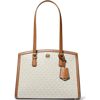 Módní doplněk Michael Kors kabelka Chantal medium tote logo vanilla + doprava zdarma