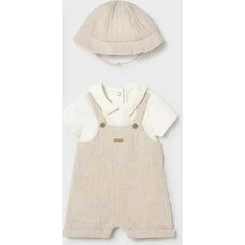 Dětské rampery Mayoral Newborn 1651.1L.Newborn.PPY2 béžová 12X, vel. 55