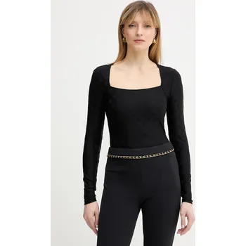 Tričko s dlouhým rukávem Guess ELLEONA W6RP45.KA660 černá 99X, vel. XXL