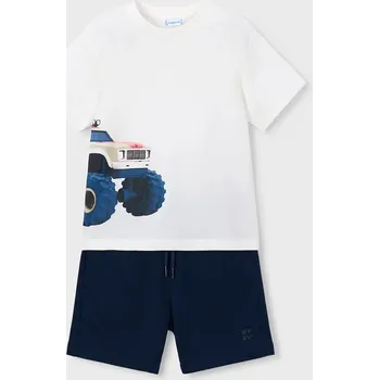 Dětská bavlněná souprava Mayoral 3605.5F.Mini.PPY2 námořnická modř 59X, vel. 128