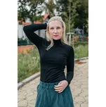 Bamboo rolák Luisa s dl. rukávem černý Velikost: S