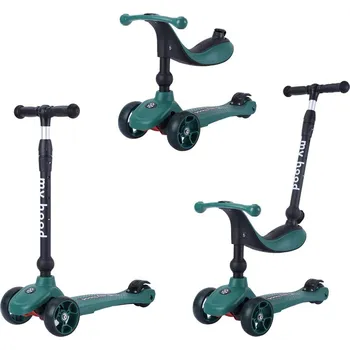 Odrážedlo My Hood Multifunkční dětské odrážedlo Kick'n'Ride - zelené My Hood 505143