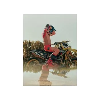 Moto kombinéza Mx Komplet FOX Flexair Vision Limited Edition Peach 2026, Dres S, Kalhoty 32