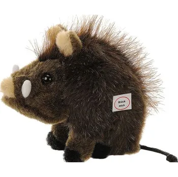 plyšák E-myslivost Plyšový divočák se zvukem - 17 cm