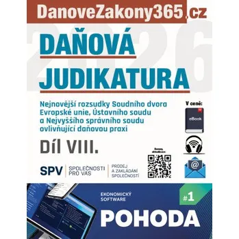 Kniha Daňová judikatura (VIII.) - Redakční