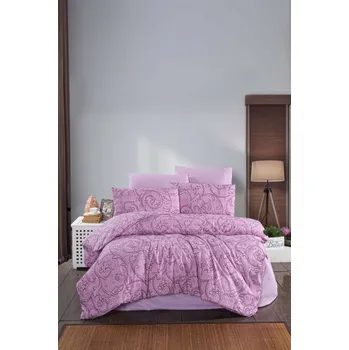 Povlečení Bavlněné povlečení Lusia růžová 140x200, 70x90 cm