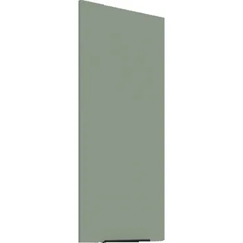 Kuchyňská skříňka Vysoká horní skříňka LUNARA - šířka 40 cm, zelená / bílá