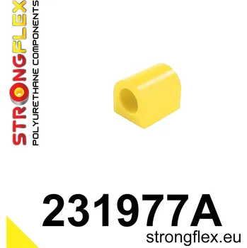 Silentblok nápravy 231977A: Strongflex Silentblok předního stabilizátoru varianta SPORT Custom Yellow