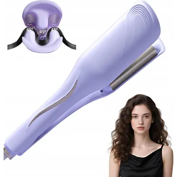 Kulma KULMA DUOMEI Profesionální kulma na vlasy – vlnkovačka, fialová, 36 mm