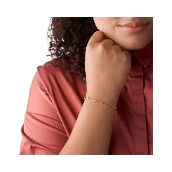 Náramek Fossil Náramek JF03733710 Zlatá OS