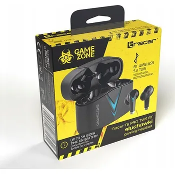 Sluchátka Bezdrátová sluchátka do uší Tracer GameZone T6 PRO TWS BT