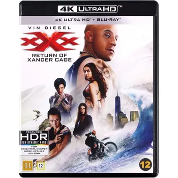 XXx - The Return Of Xander Cage Blu-ray disk