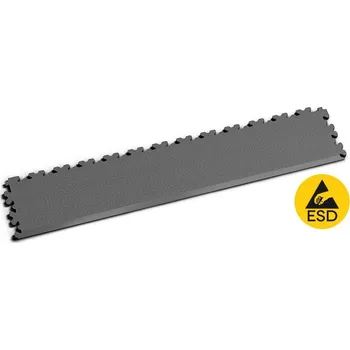 vinylová podlaha Grafitový PVC vinylový nájezd Fortelock XL ESD 2235 (hadí kůže) - 65,3 x 14,5 x 0,4 cm