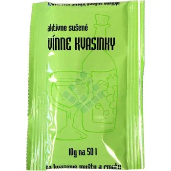 výroba alkoholu Kvasinky vinné, univerzální, 10 g/50 l