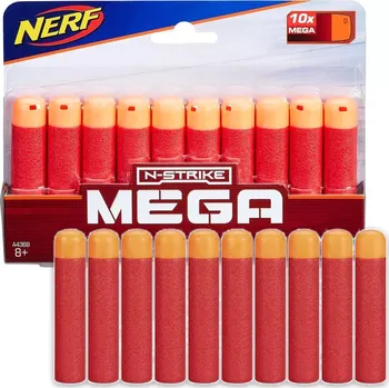 Dětská zbraň Nerf šípy N-Strike Elite Mega 10 ks A4368