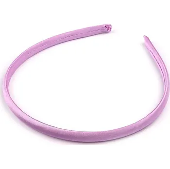 Náramek Saténová čelenka do vlasů, střední, 6 fialová sv.