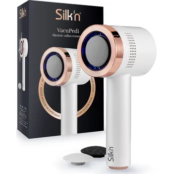 Domácí spotřebič Silk'n VacuPedi Rose Gold odstraňovač ztvrdlé kůže s odsáváním
