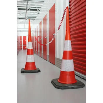 Dopravní značka Červený plastový nástavec na dopravní kužel