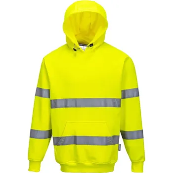 pracovní mikina PORTWEST Mikina Hi-Vis s kapucí B304, reflexní POR-B304YERXXXL 3XL Žlutá