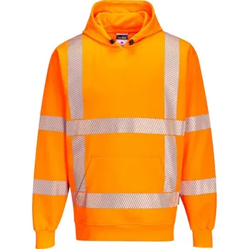 pracovní mikina PORTWEST Mikina RWS R477 s kapucí, reflexní POR-R477ORRXXL 2XL Oranžová