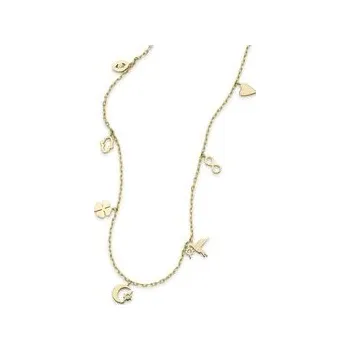 Náhrdelník Fossil Náhrdelník JF04120710 Zlatá OS