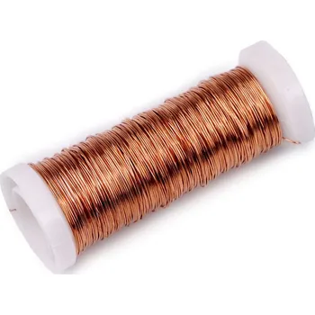 Vázací drát Drát Ø0,3 mm, malé, 2 měděná