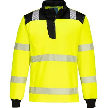 pracovní mikina PORTWEST Mikina PW326, reflexní POR-PW326YBRXXXL 3XL Žlutá/černá