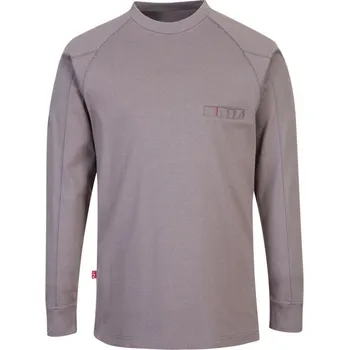 pracovní mikina PORTWEST Mikina FR33 s výstřihem ke krku, antistatická POR-FR33GRR4XL Šedá 4XL