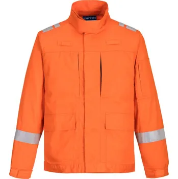pracovní bunda PORTWEST Bunda Bizflame Plus FR601, lehká POR-FR601ORRXXXL 3XL Oranžová