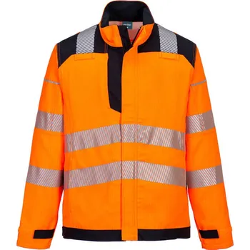 pracovní bunda PORTWEST Bunda FR722 PW3 FR HVO, reflexní POR-FR722OBRXXL 2XL Oranžová/černá