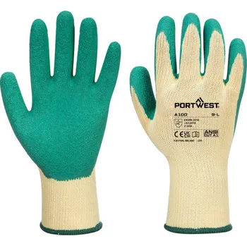 Pracovní rukavice PORTWEST Rukavice Grip A100 POR-A100GNRXL XL Zelená
