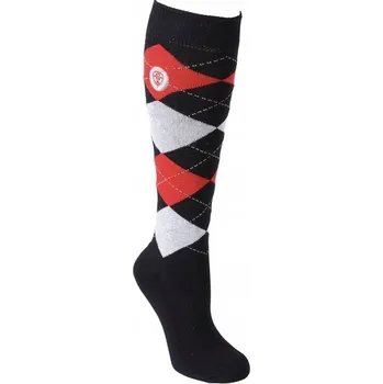 Jezdecké oblečení Covalliero jezdecké podkolenky s kosočtverci, velikost 34-36