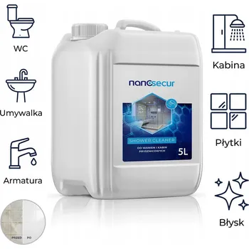 Univerzální čisticí prostředek Čisticí prostředek Nanosecur na vany a sprchové kouty Nanosecur SHOWER CLEANER 5L
