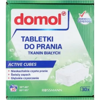 Prací prostředek Domol tablety na praní bílého prádla 30 ks
