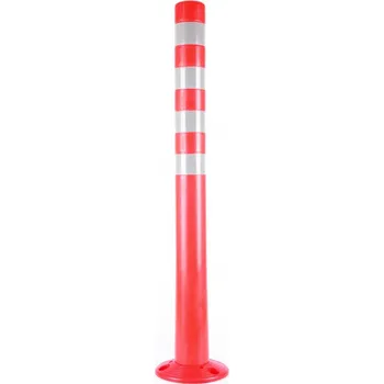 Plotový sloupek Flomat Oranžový reflexní samonarovnávací sloupek - 8 x 75 cm