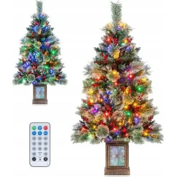 Vánoční stromek Umělý vánoční stromek v květináči CM25223DE-4, 120 cm - A COSTWAY