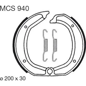 Brzdová čelist Brzdové čelisti LUCAS MCS 940