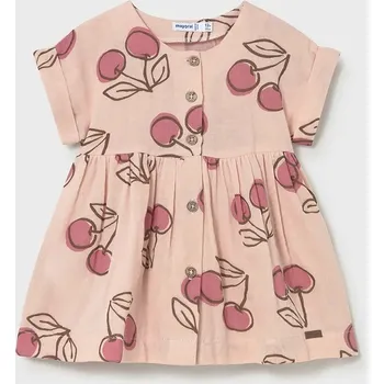 Dívčí šaty Dětské bavlněné šaty Mayoral 1921.4G.Baby.PPY2 růžová 30X, vel. 86