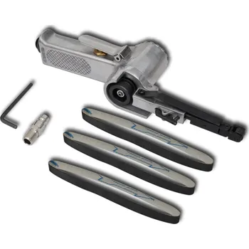 pásová bruska Pneumatická pásová bruska se 3 ks pásů - 8718475859703